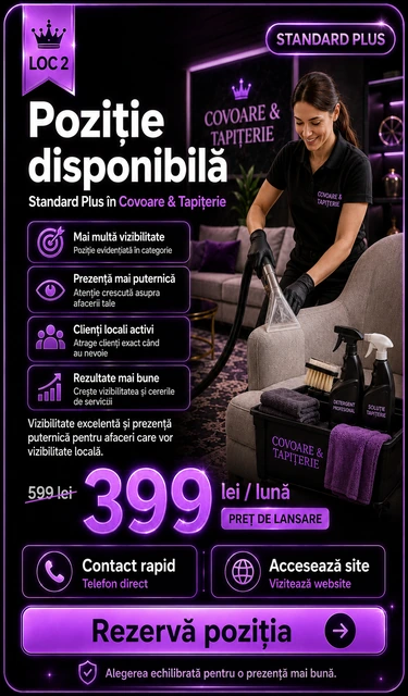 Loc 3 Standard Covoare și Tapițerie Târgoviște - Poziție disponibilă, 249 lei pe lună