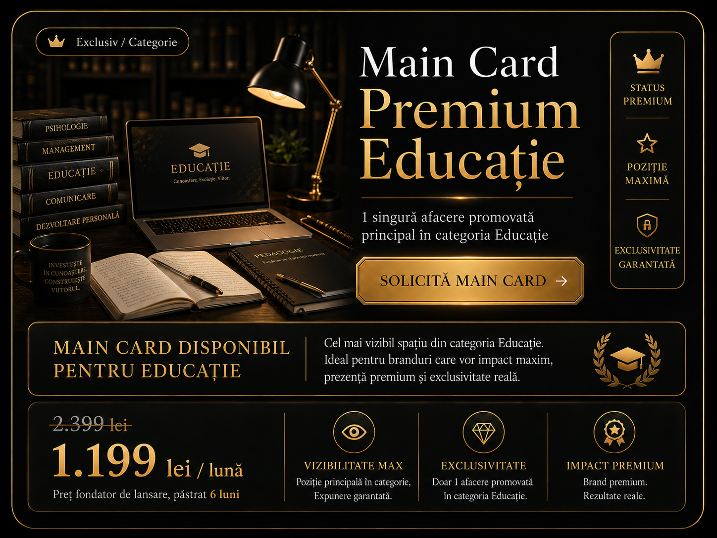 Main Card Premium Educație