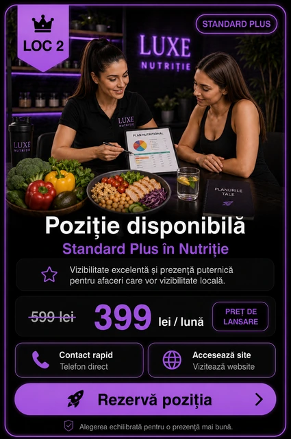 Loc 2 Standard Plus Nutriție Târgoviște - Poziție disponibilă, 399 lei pe lună