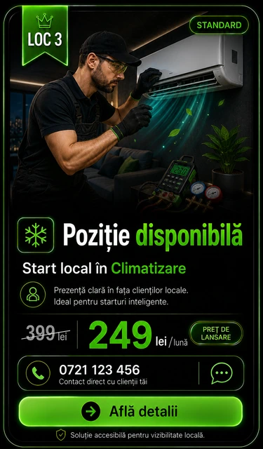 Loc 3 Standard Climatizare Târgoviște - Poziție disponibilă, 249 lei pe lună