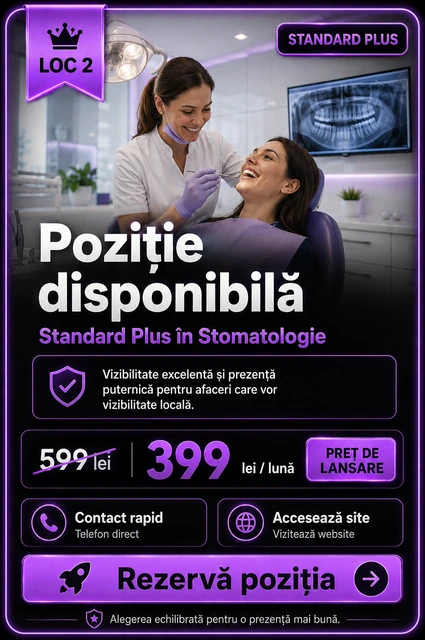 Loc 2 Standard Plus Stomatologie Târgoviște - Poziție disponibilă, 399 lei pe lună